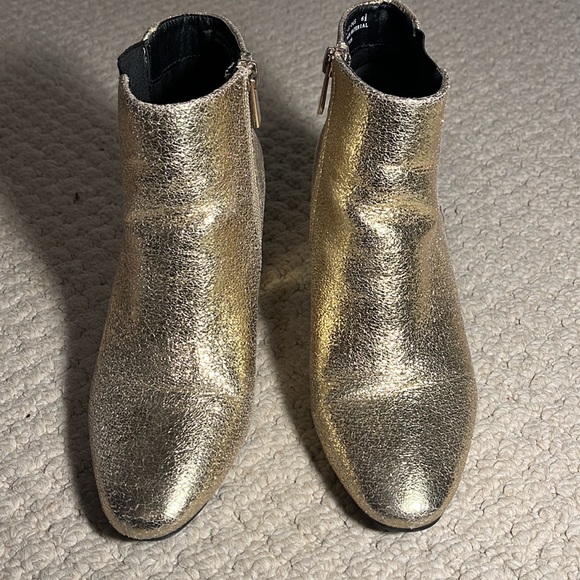 gold booties - Picture 2 of 5